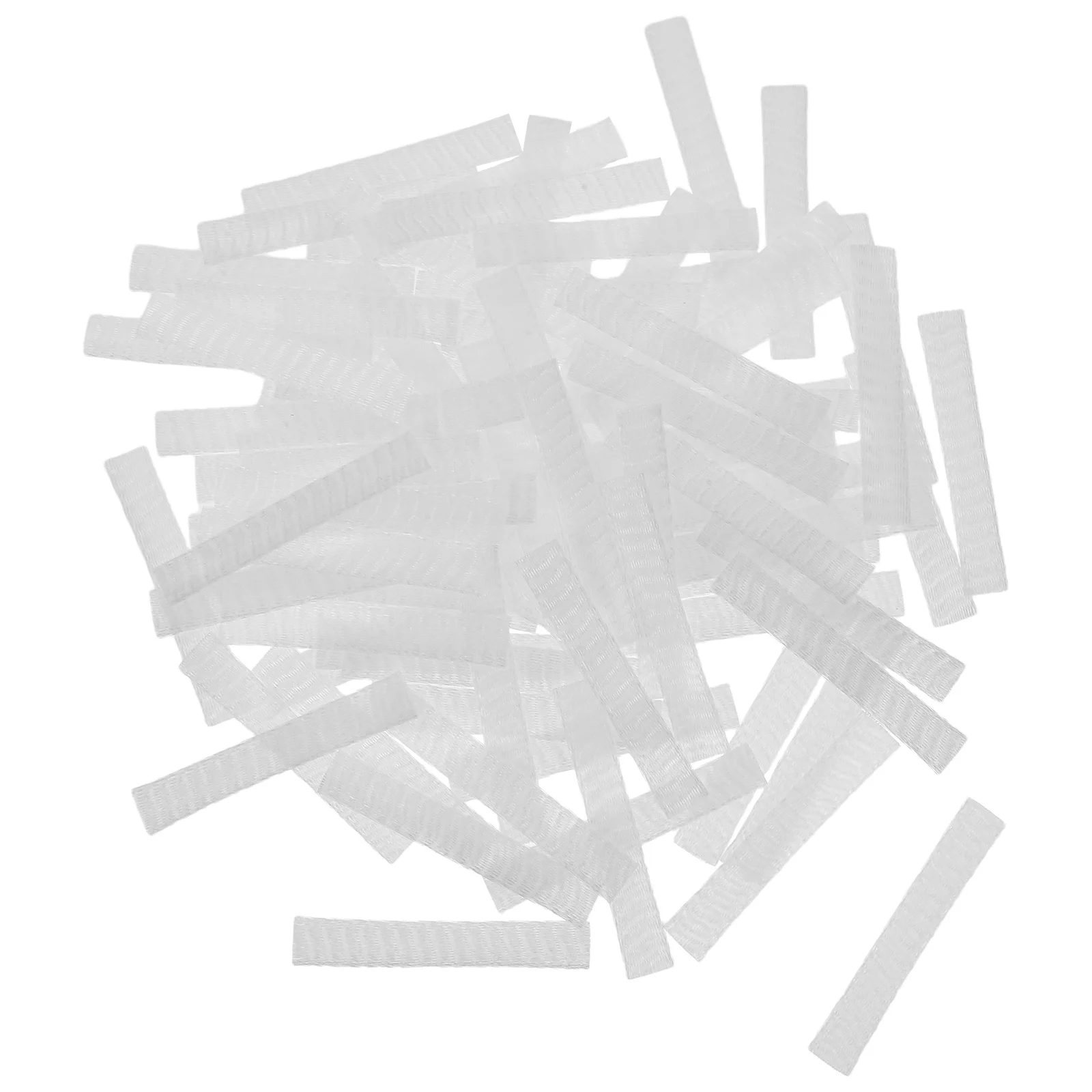 100 قطعة من أغطية حماية لفرشاة المكياج بتصميم شبكي مسامي للشكل المثالي وإكسسوارات السفر النظيفة للنساء