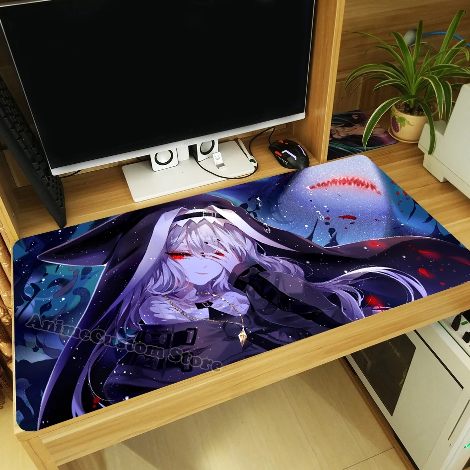 Game Anime Arknights Specter the Unchained Skadi Large Anti-slip Mouse Pad Laptop Mice Mat Keyboard Mat Cosplay Playmat Gift