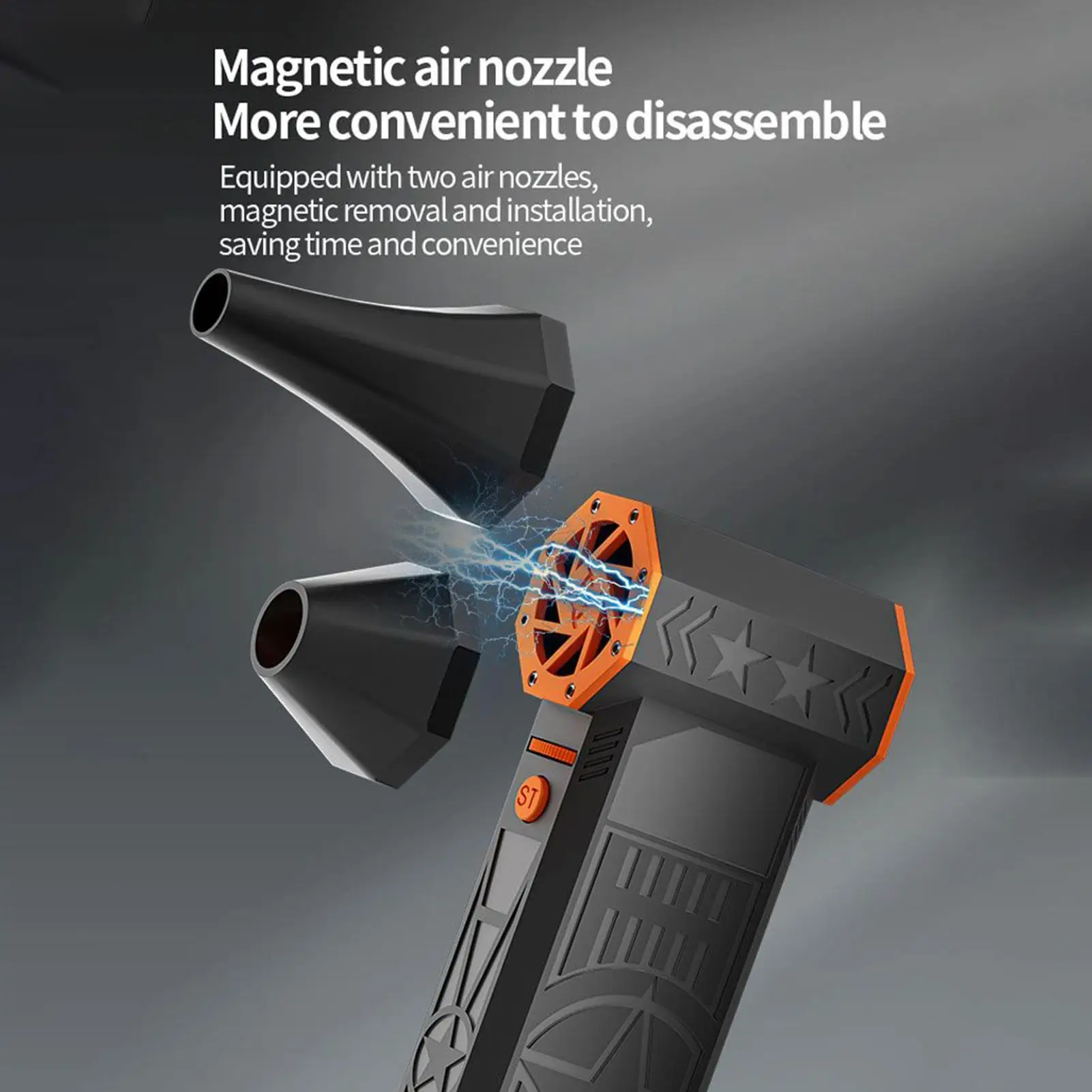 

Air Duster For Car Portable Adjustable 8000mah Powerful PC Cleaner Air Duster Car Snow Blower For Truck RV SUV Frost Household