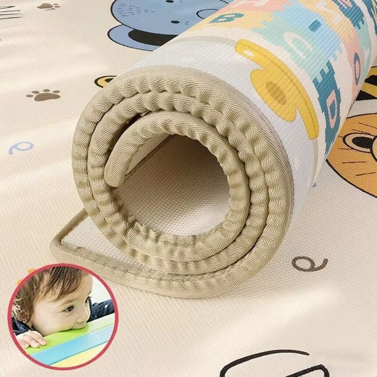 

Large Size Baby Play Mat Thicken Cute Deer Puzzle Children's Mat Baby Climbing Pad Kids Rugs Baby Games Mat Toys for Children