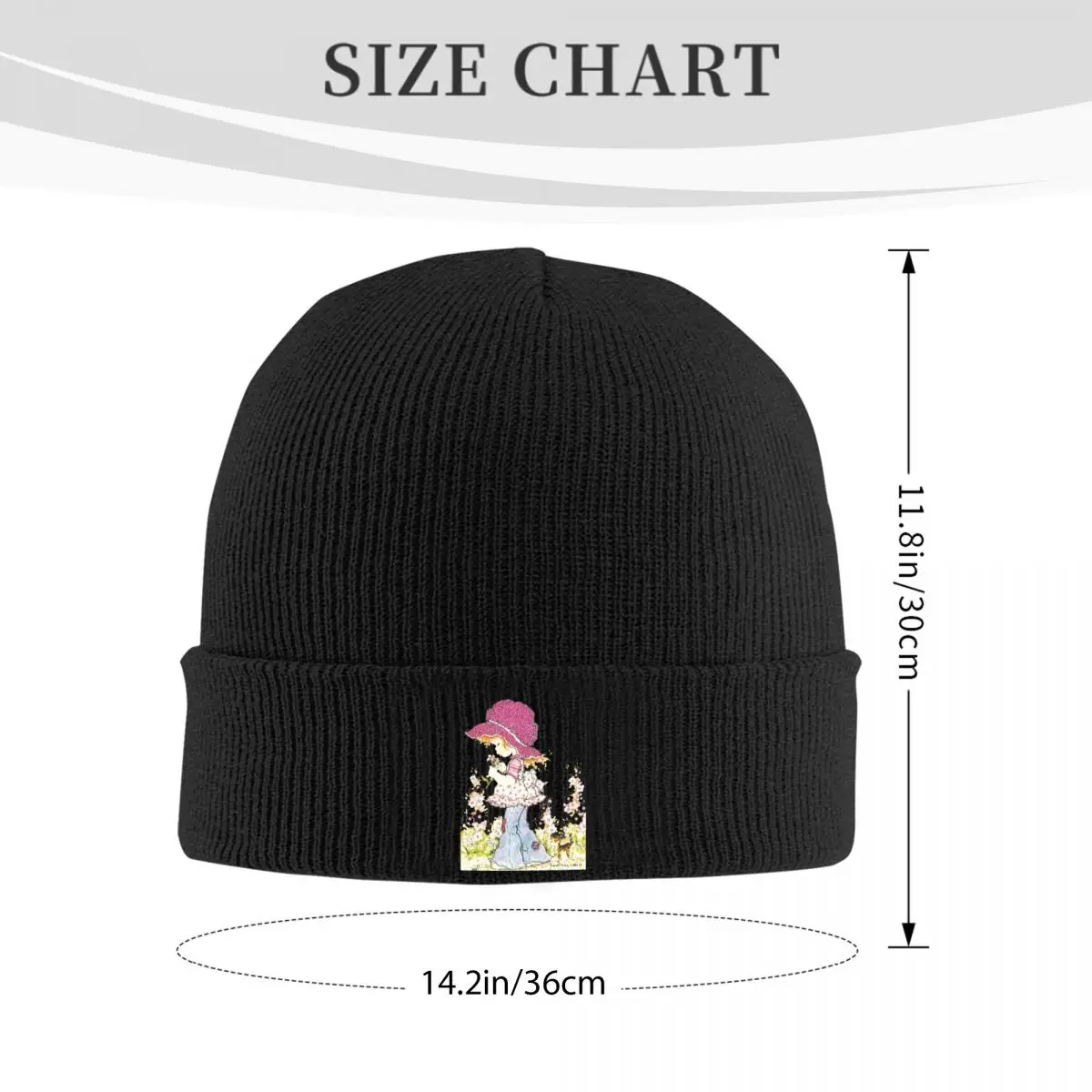 Sarah Kay Girl Warm Knitted Cap Fashion Bonnet Hat Autumn Winter Outdoor Beanies Hats for Unisex Adult