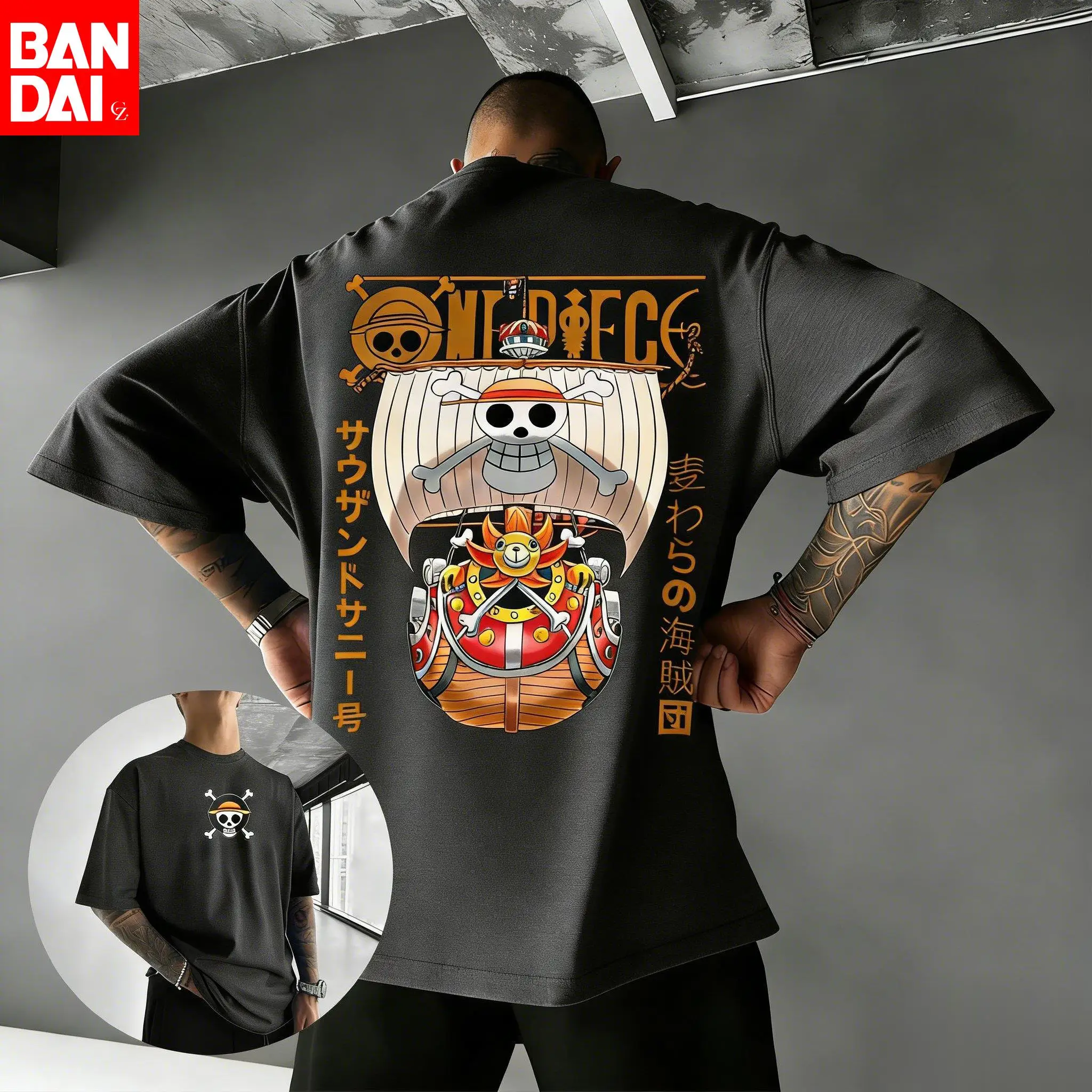 

Хлопковая футболка большого размера One Piece Anime Donquixote Doflamingo для мужчин и женщин, дышащая, высокого качества, Y2K, с коротким рукавом, летняя