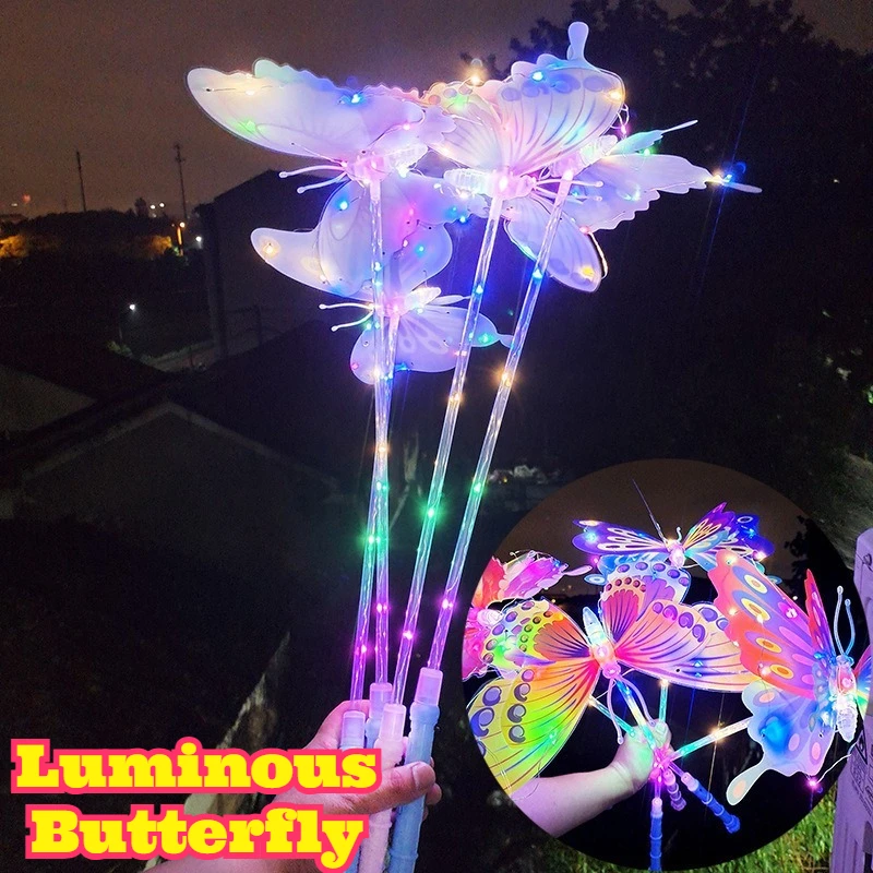 

Light Up Feather Wing Angel Wings Fairy Wings Butterfly Wings Glowing Wing Props Stage Performance Costume Festival Show Wear