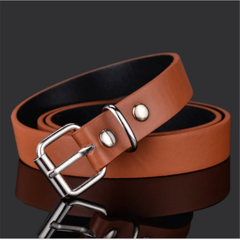 

New Children Belt Washed Belt 2024 Spring Casual Retro Pu Microfiber Leather Belt For Boys Girls Leather Belt Factory Direct