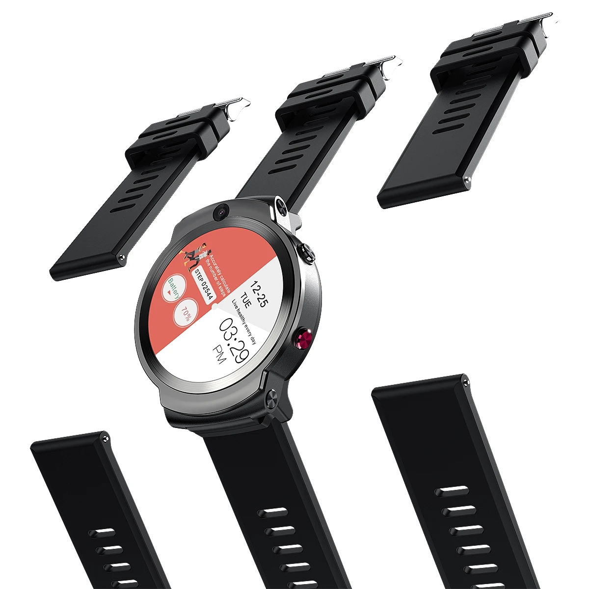 สมาร์ทวอท์ช4G ซิมการ์ด Android ระบบดาวน์โหลด APP เกม Smartwatch