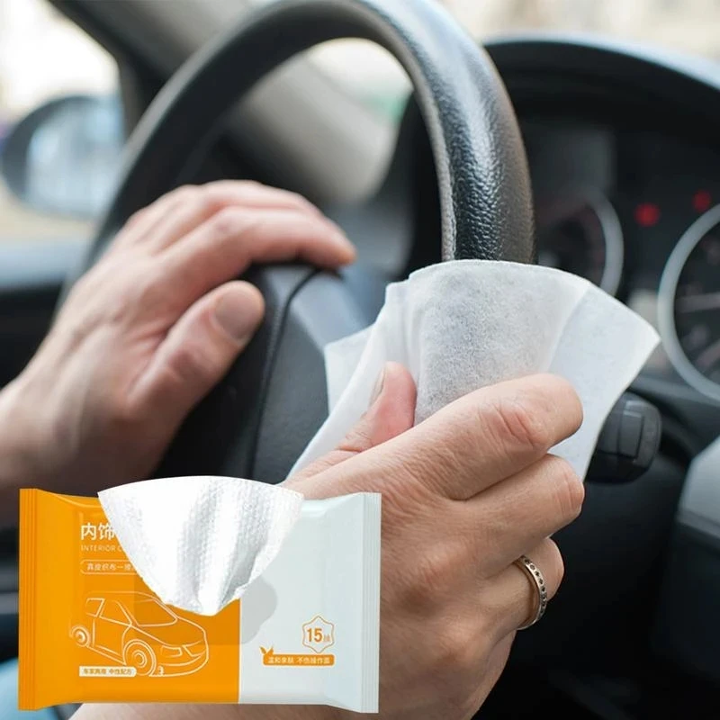 

Car Cleaning Wet Wipes Car Interior Wipes Multipurpose Glass Leather Interior Refurbish Cleaning Care Wet Wipes Car Cleaning