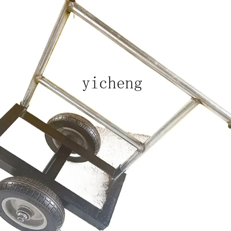 

small construction site partition board small transfer truck ceramsite board transport trolley