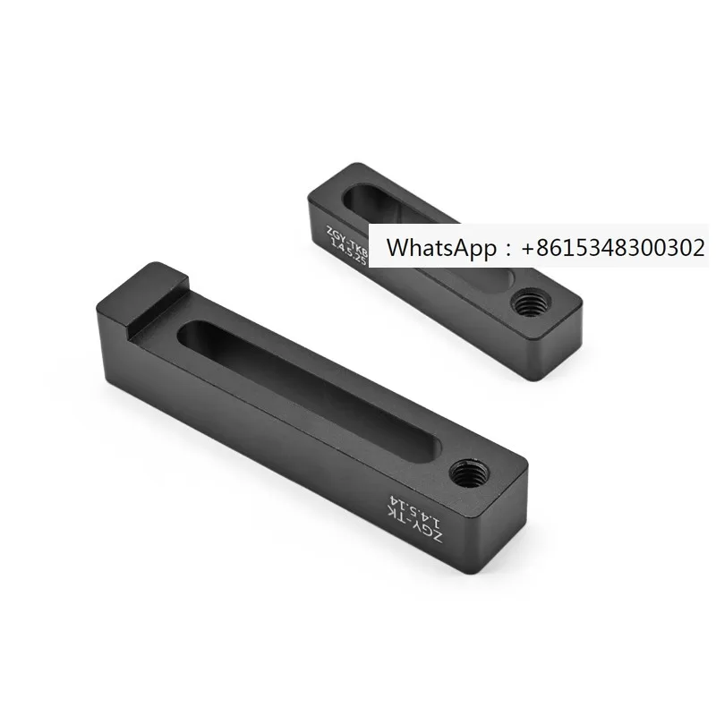 Height adjustable pressure block heavy-duty/compact pressure block with M6 threaded hole and long hole