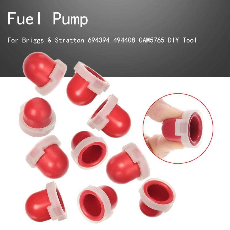 

1/3/5/10pcs Fuel Pump Primer 120-178 For Briggs & Stratton 694394 494408 CAM5765 DIY Tool