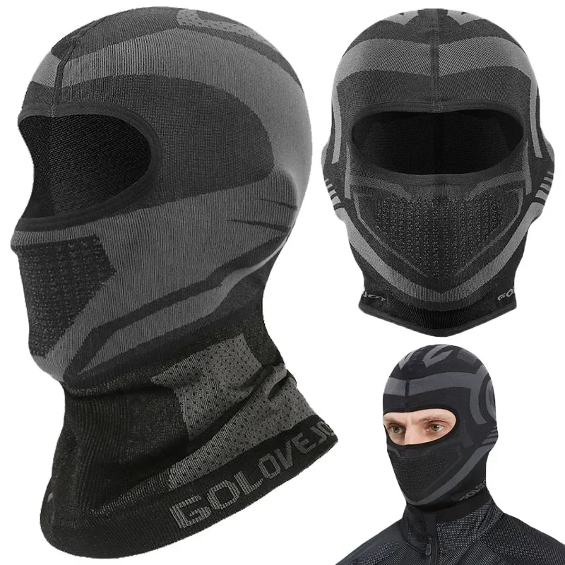 Masque cagoule respirant coupe-vent pour moto Harley Touring Electra, masque intégral pour moto Road King, équipement de sauna, été