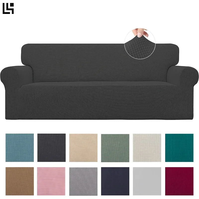 

Elastic Sofa Slipcovers - Protect Your Sofa Easy Installation 1/2/3/4 Seater For Living Room Available in all Seasons