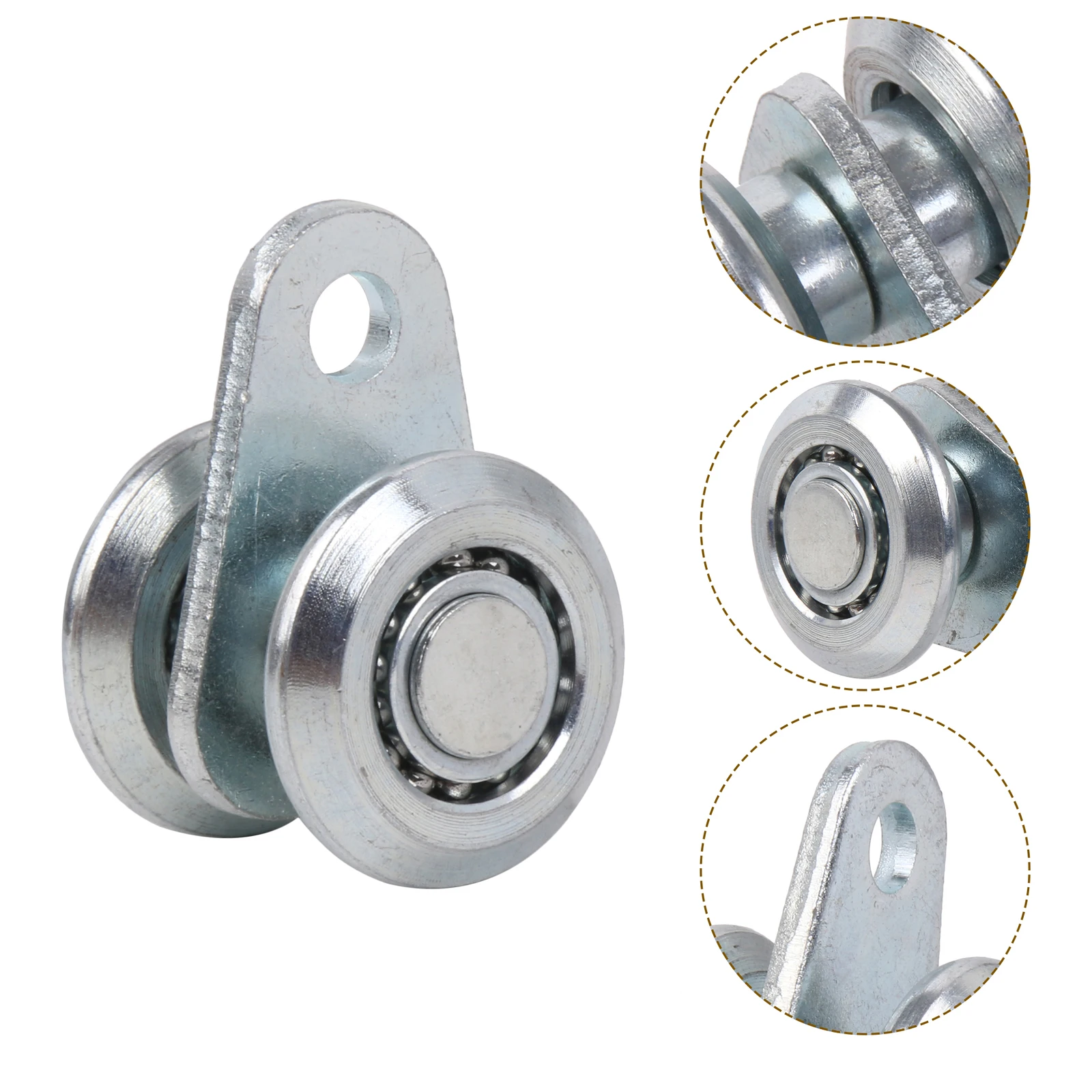 2 Wheel Trolley Rollers Bearing Pulley Capacity 50-80KG for Hoist System
