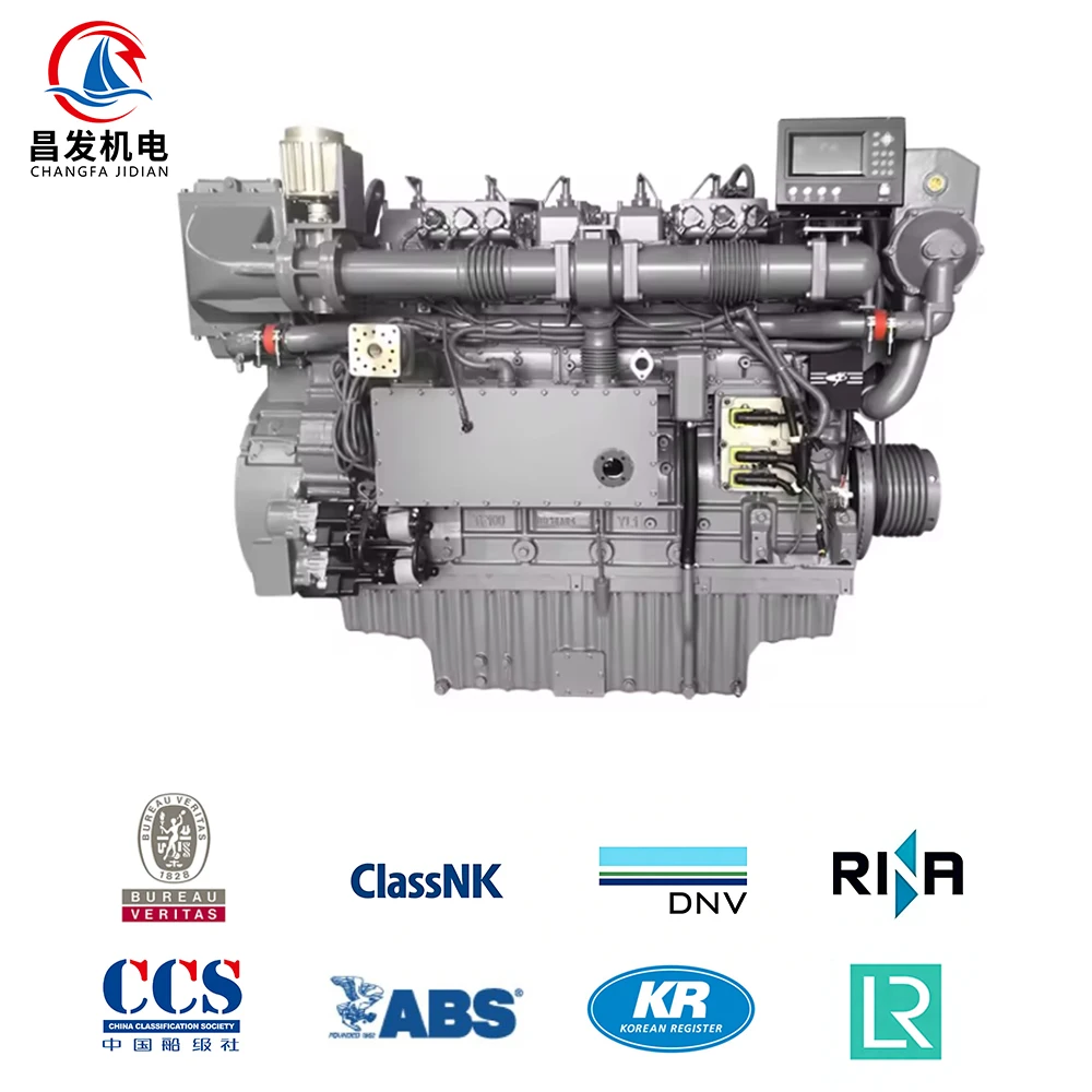Yuchai Brand 1000hp Diesel Engine 735kw 31.8L Displacement New Condition Inboard Engines for Sale