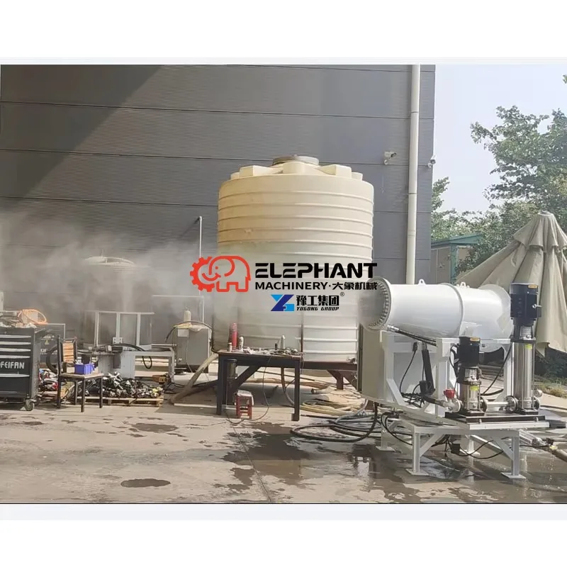 Long Distance Water Misting Fog Cannon Machine Dust Suppression Mist Sprayer for Construction Mining Environmental Equipment