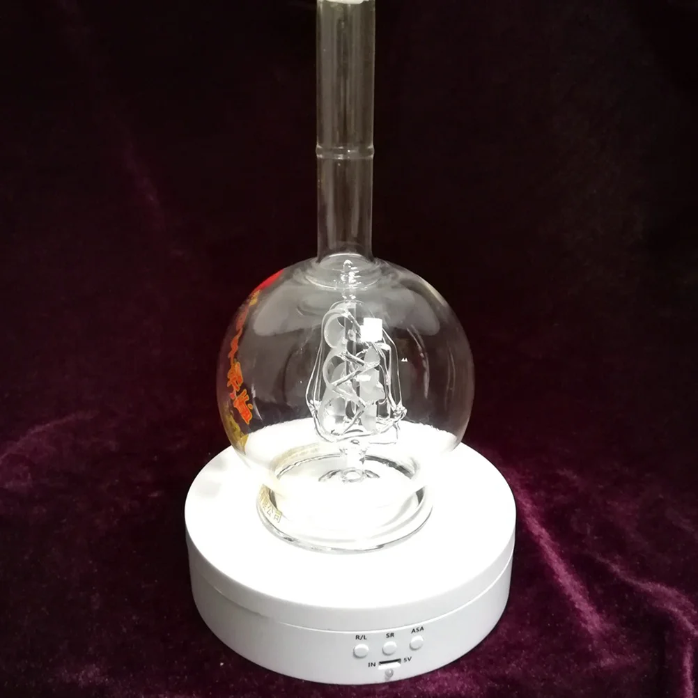

3 Speeds Adjustable Electric Rotating Display Turntable 45-360 Degree Rotation 4Kg Max Load Usb Ac Aaa Powered Jewelry Display