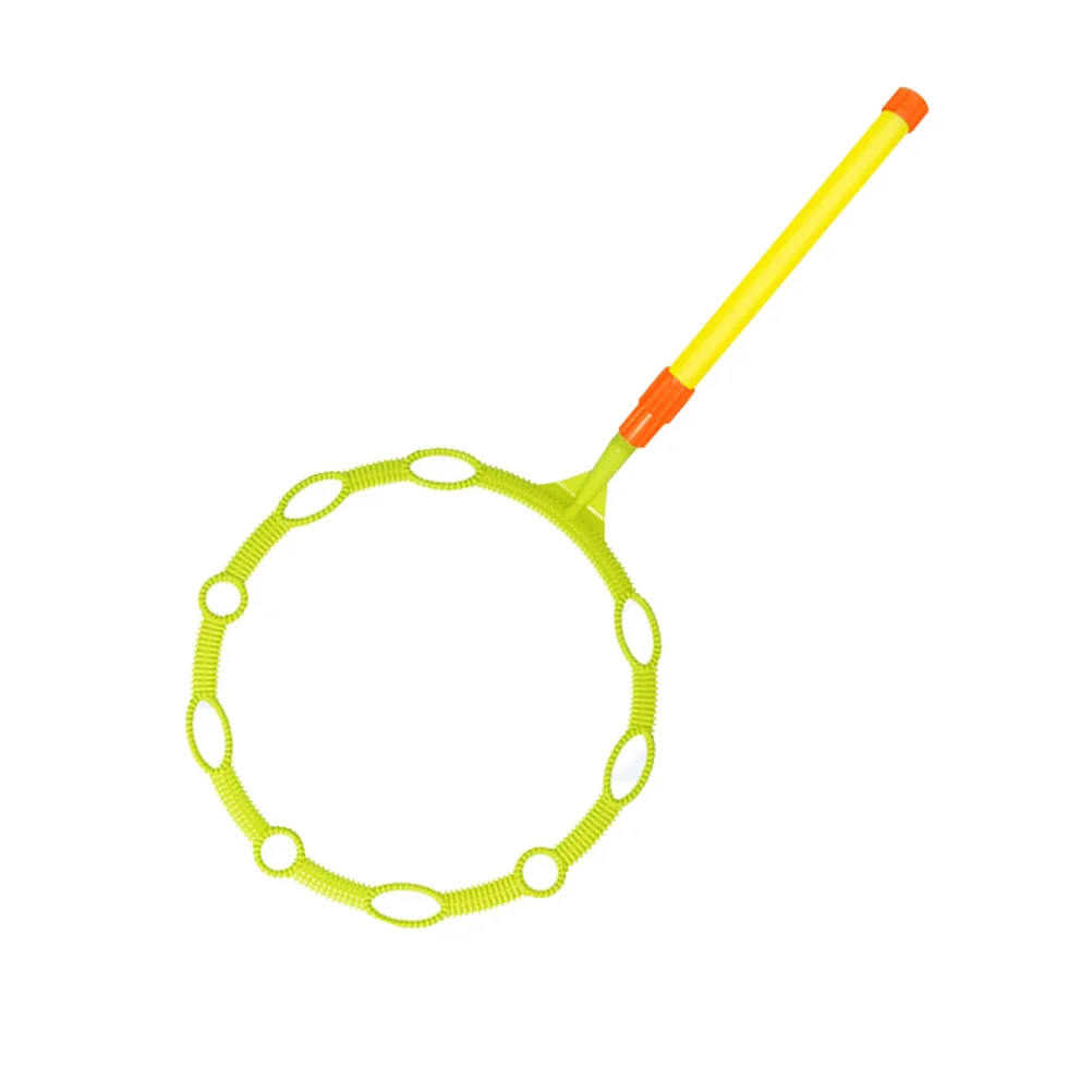 صانع الفقاعات الدائري الفقاعي خفيف الوزن ومقبض قابل للفصل وتصميم الفتحات الجانبية للفقاعات الصغيرة الكبيرة في الهواء الطلق