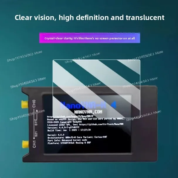 10KHz-1.5GHz Network Analyzer, 2.8 Inch Touchscreen Antenna Analyzer with Digital Display for RF Testing