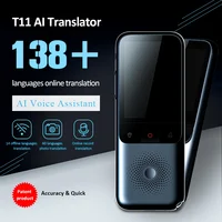Traductor de Audio portátil T11, traductor inteligente de 138 idiomas sin conexión en tiempo Real, voz inteligente AI, traductor de fotos por voz T10Pro
