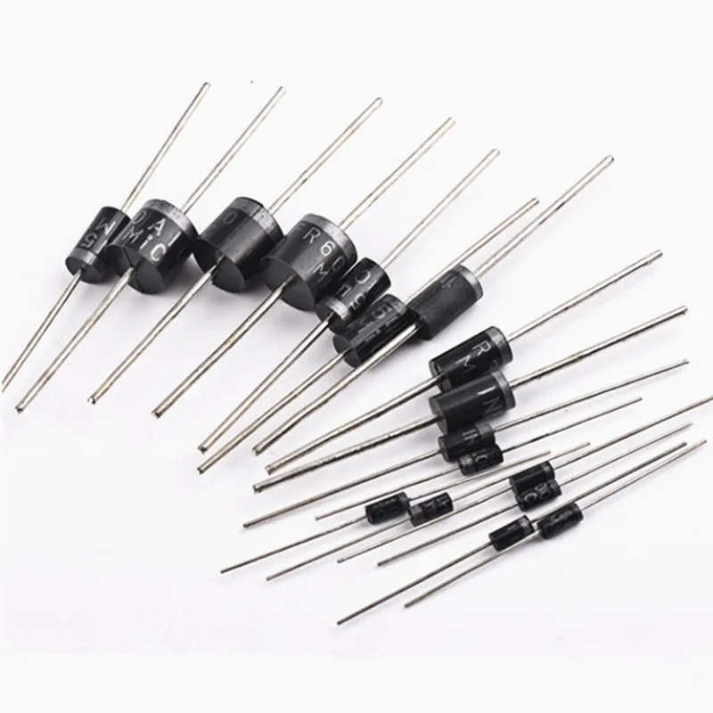 20PCS Rectifier Diode 1N5408 1N5404 1N5401 1N5822 1N5818 UF5408 UF5402 6A10 10A10 DO-27 NEW ORIGINAL