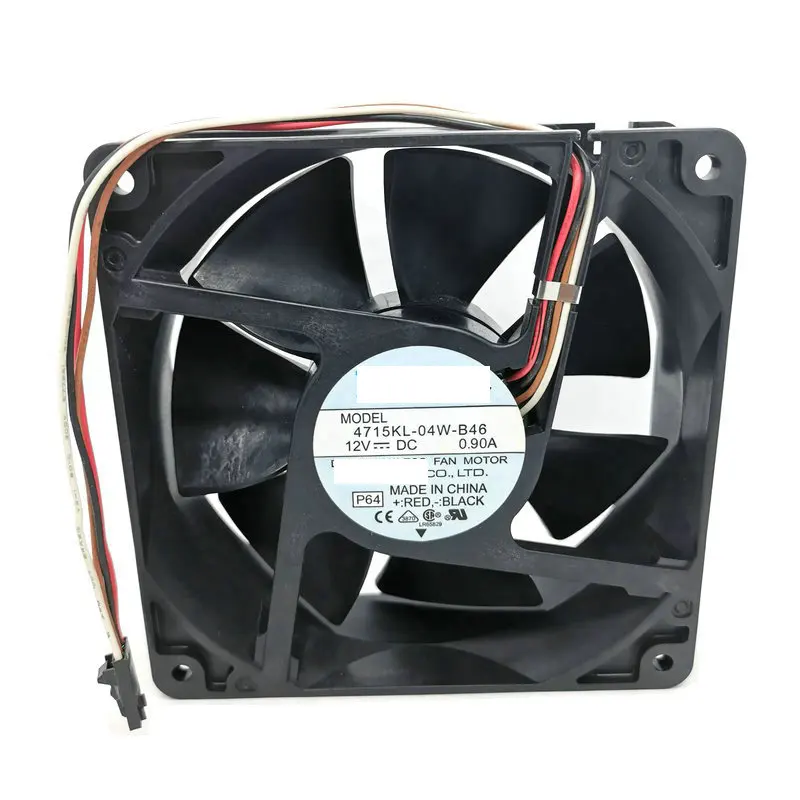 

12cm 12038 12V 0.9A 4715KL-04W-B46 4wire sever cooling Fan 120*120*38MM hzdo