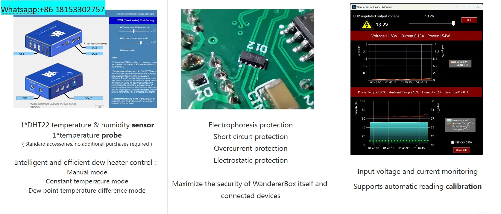 WandererBox PLUS V3 Astro USB+DC Powerbox ASCOM kompatibel