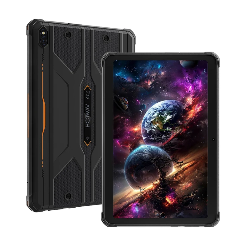 HOTWAV R8 Rugged Tablet 10.1'' HD+ Display 10800mAh Massive Battery Pad Android 14 OS Octa-core 4GB 128GB Tablet PC Global