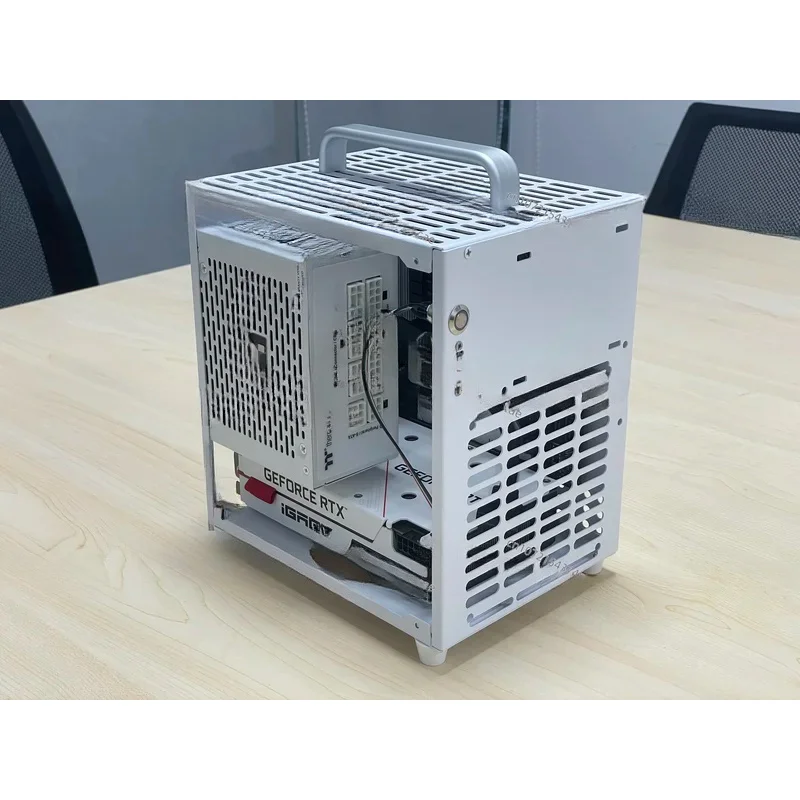 UFO200 , Black And White Mini SFX Power Supply, Independent Graphics Card , Directly Plugged Into ITX Chassis