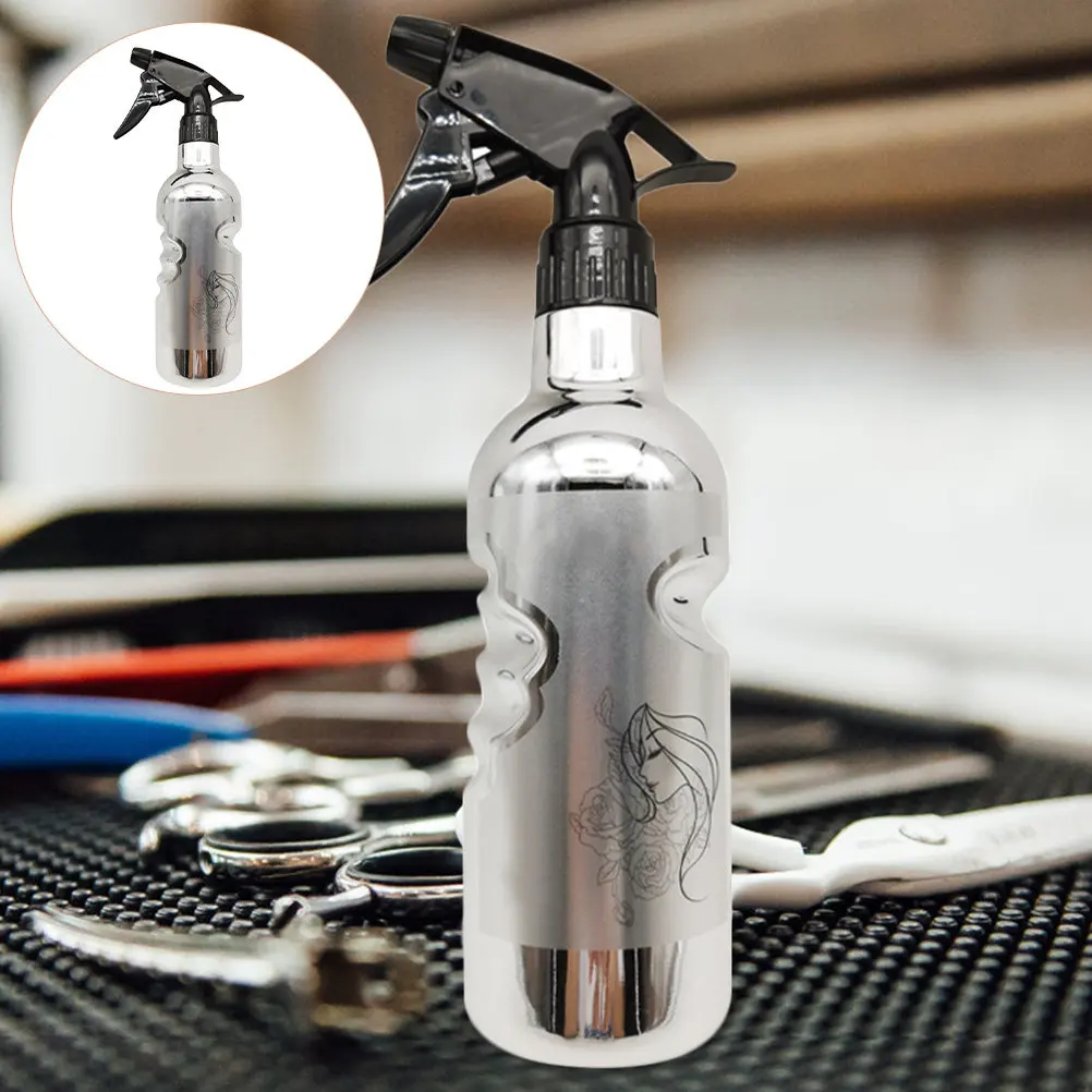 

Refillable Fine Mist Spray Bottle Premium Plastic Ergonomic Hand-Groove Design for Barbershop Hair Styling Salon Gardening