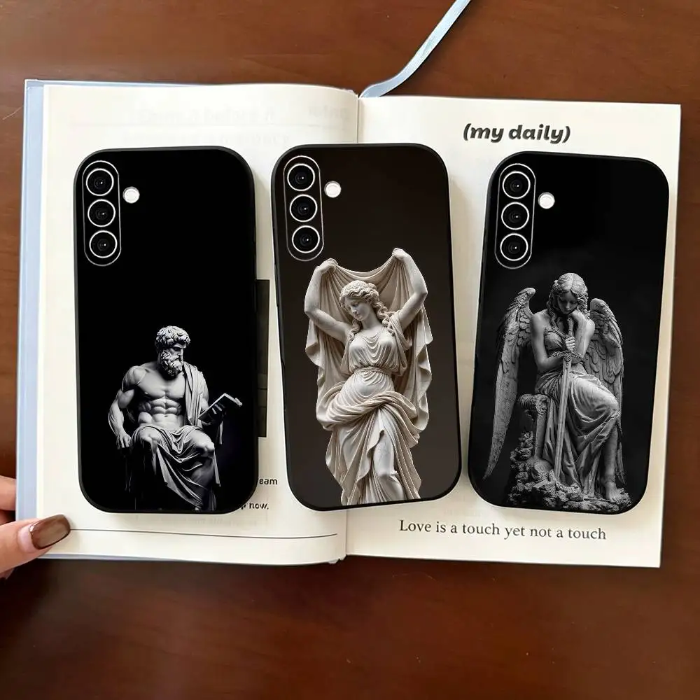 Ancient greek sculpture Phone Case For Samsung Galaxy A73,A72,A71,A70,A53,A52,A51,Others Soft Black Cover