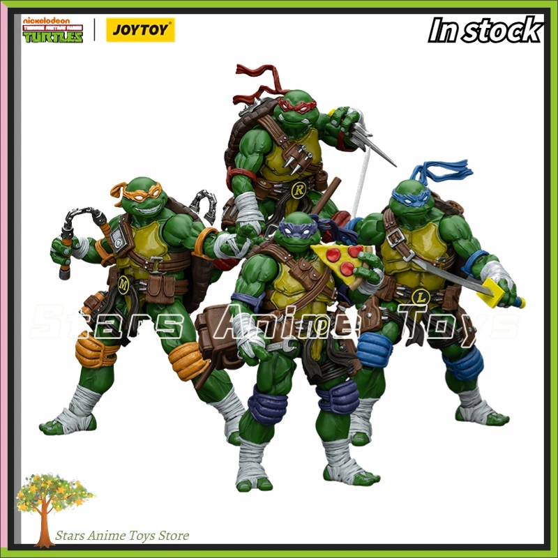 

Original JOYTOY 1/18 Action Figure TMNT-Michelangelo/Donatello/Raphael/Leonardo Model Collection Toy