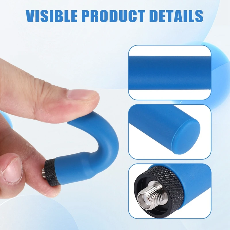 Walkie Talkie Soft Antenna SF-20 Mini Short Aerial SMA-F Dual Band VHF UHF For UV-K6 UV-21 UV-17 UV-18Pro Max Radio