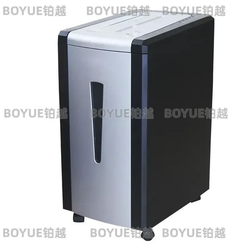 Electric Paper Shredder 23L High Power Silent Office Home Document Destroyer Granular Cut Heavy Duty Security Waste Bin