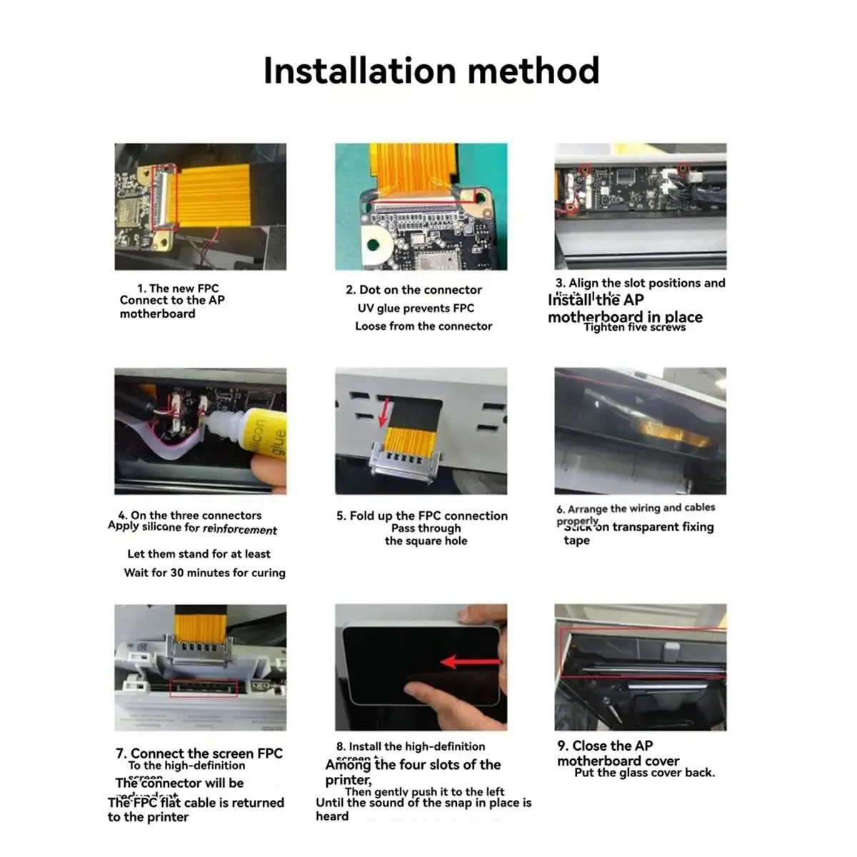 DT81 For Bambu Lab X1 Display Connector Flex Cable FPC Motherboard to Monitor Connection Cable 3D Printer Accessories