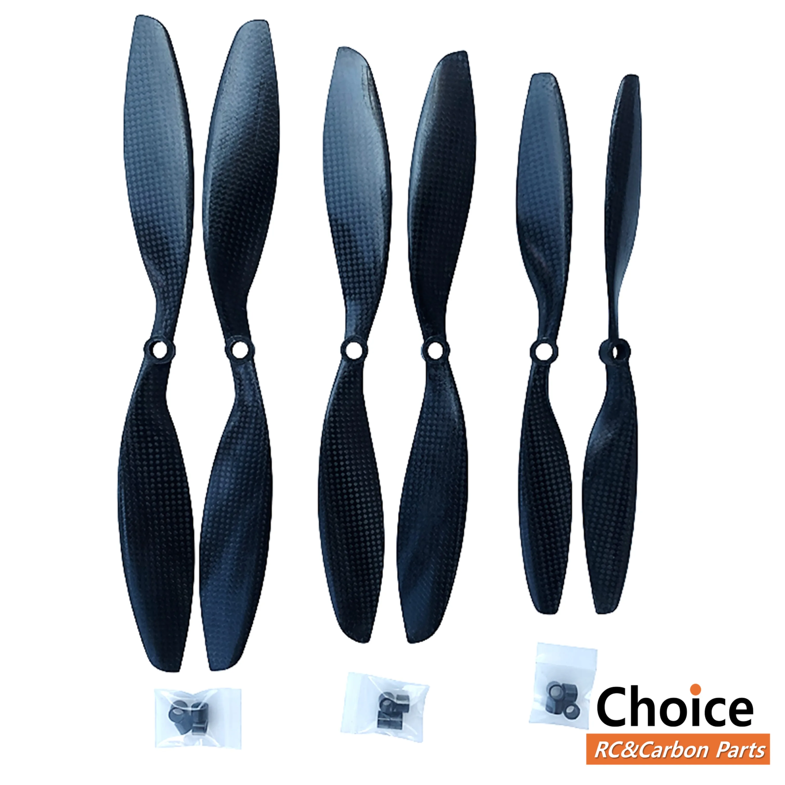 4Pcs Carbon Fiber Propeller 8045 9047 1045 1147 1238 1260 1365 1447 1470 1580 1780 Props for RC Electric Model Airplane