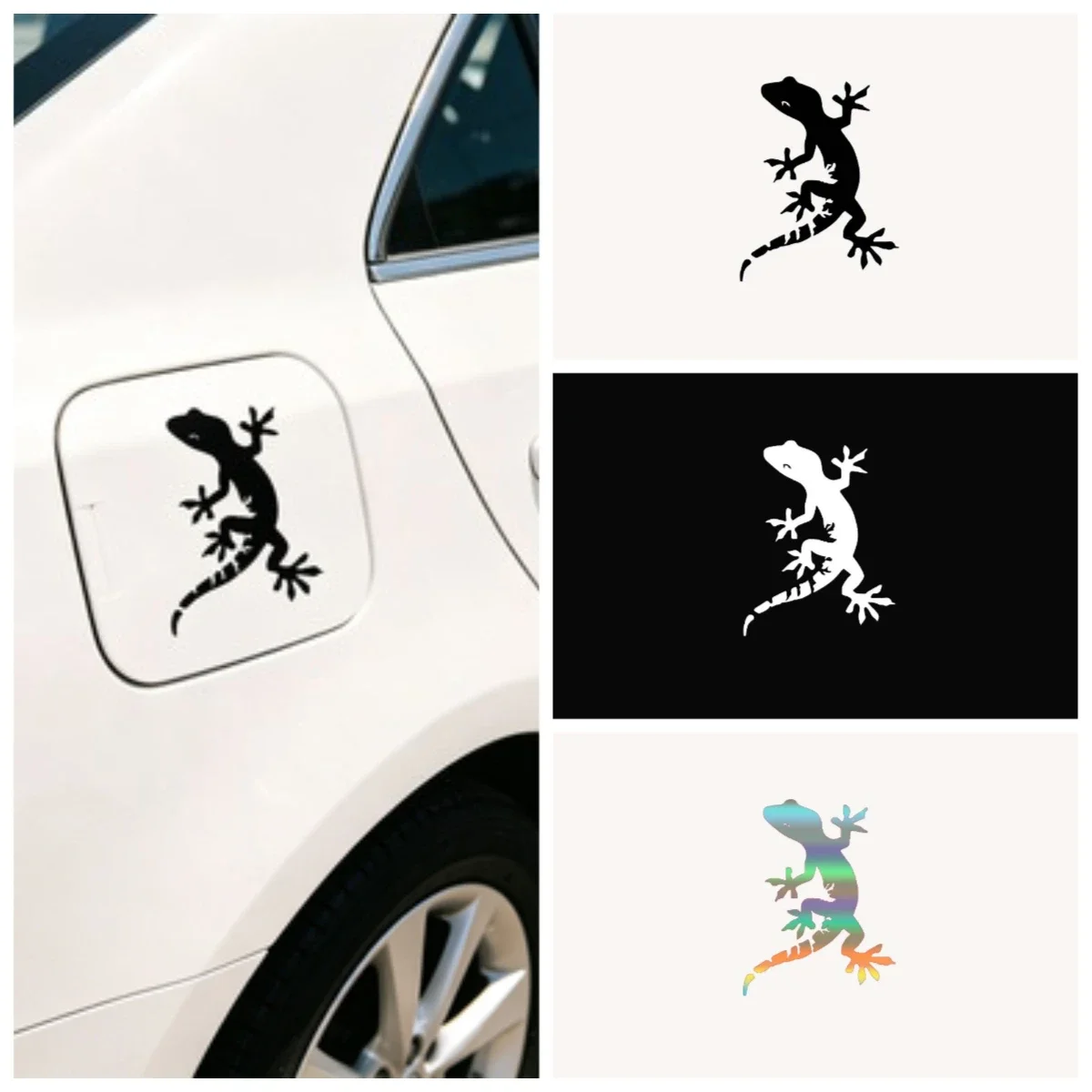 Gecko Lizard Vinyl Car Stickers Waterproof Decals Off Road Truck Motorcycle Window Body Personality Decor