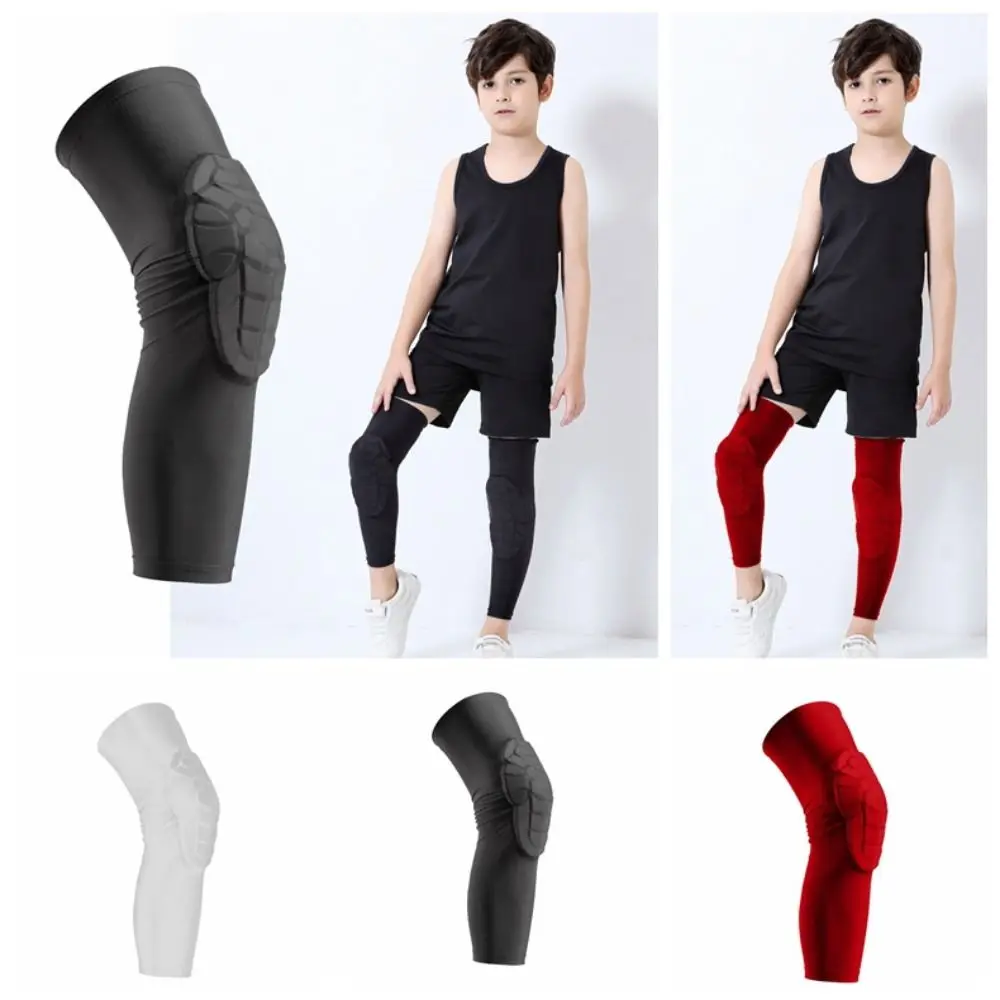 Honeycomb Compression Knee Pads Strong Compression Anti-Collision Children Knee Pads Quick Drying Elastic