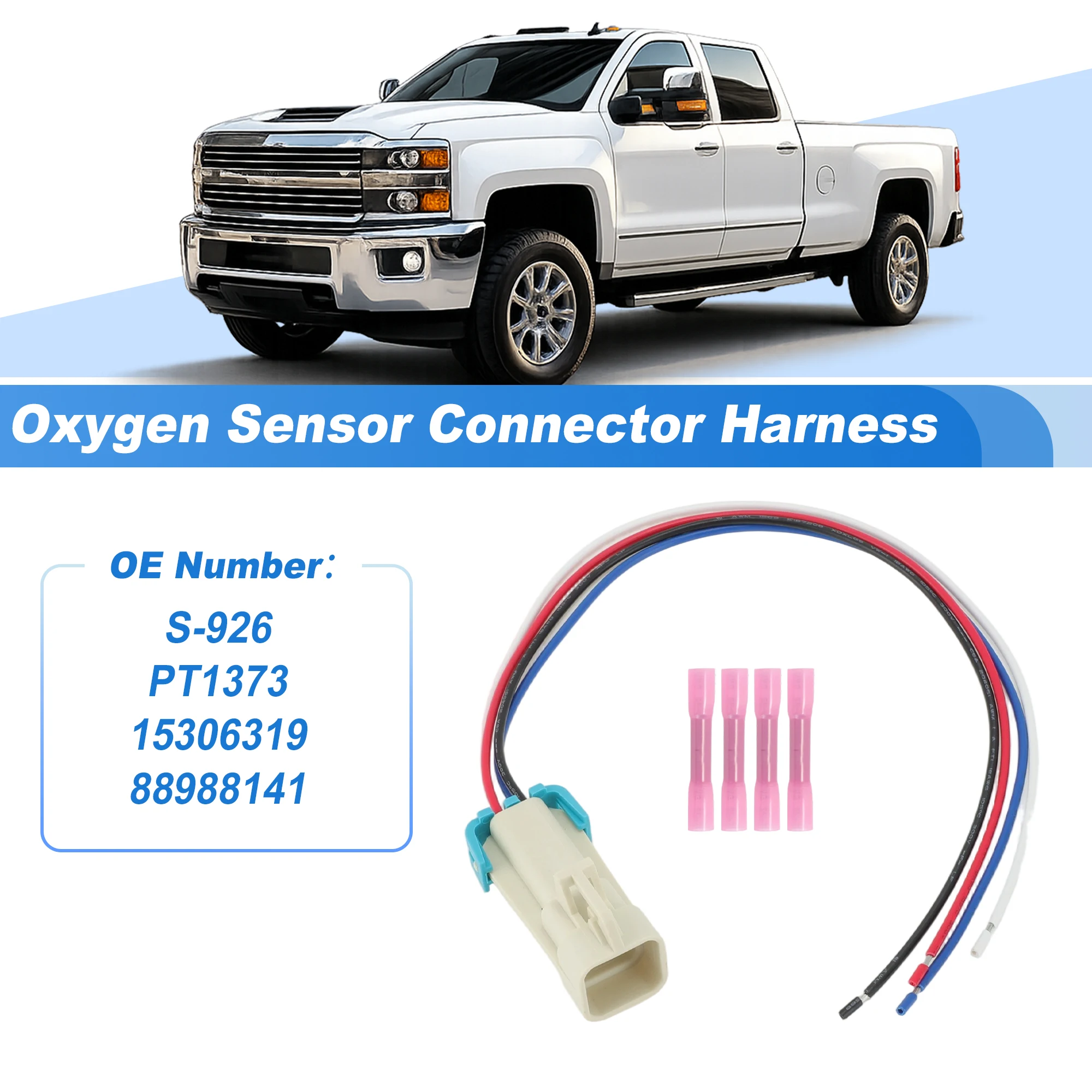 UXCELL Oxygen Sensor Connector Harness for Chevrolet Malibu Impala Tahoe