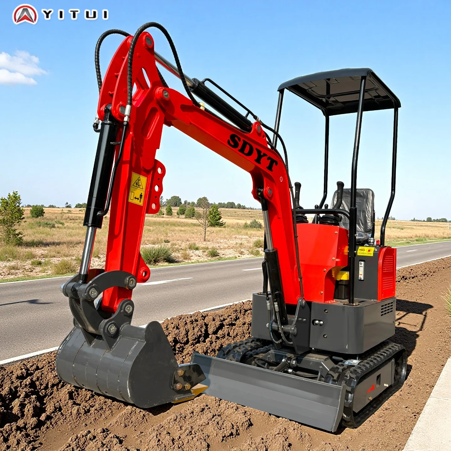 Ekskavator Mini Harga Rendah 1,8 Ton Ekskavator Mini Epa Euro 5 Hidraulik Penuh Kustom Tiongkok Asli Kualitas Tinggi