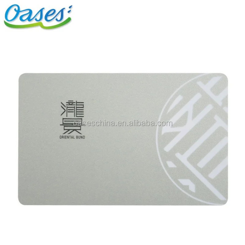 piecesStainless Steel metal business card with cut out logoCustom