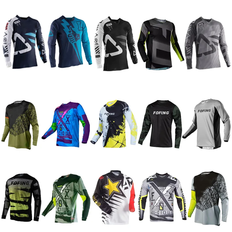 Retro Men's Summer FOFING Bike Mountain Racing Bicycle Cycling Ciclismo Triathlon Bike Wear Clothing Jersey Trajes Motocross