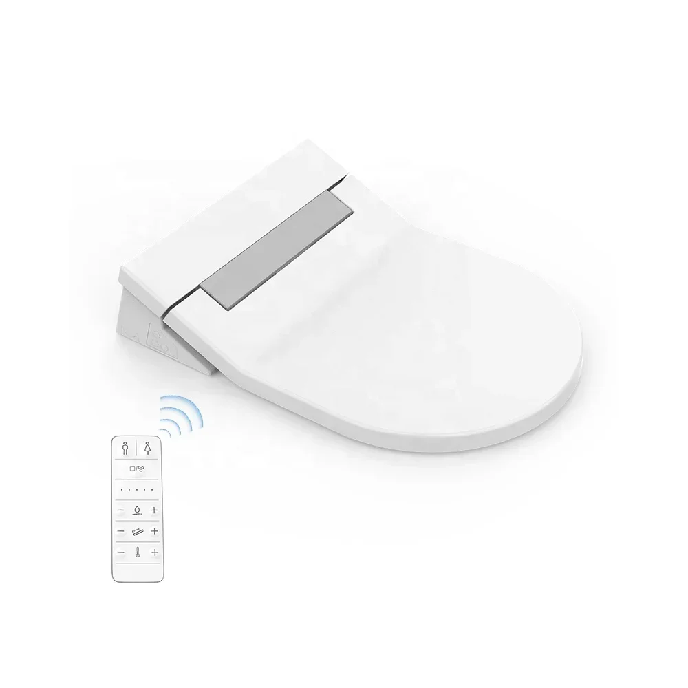 

Smart Toilet Seat IPX4 Waterproof Automatic Bidet Cover Dual Self Cleaning Nozzle Intelligent Toilet Lid