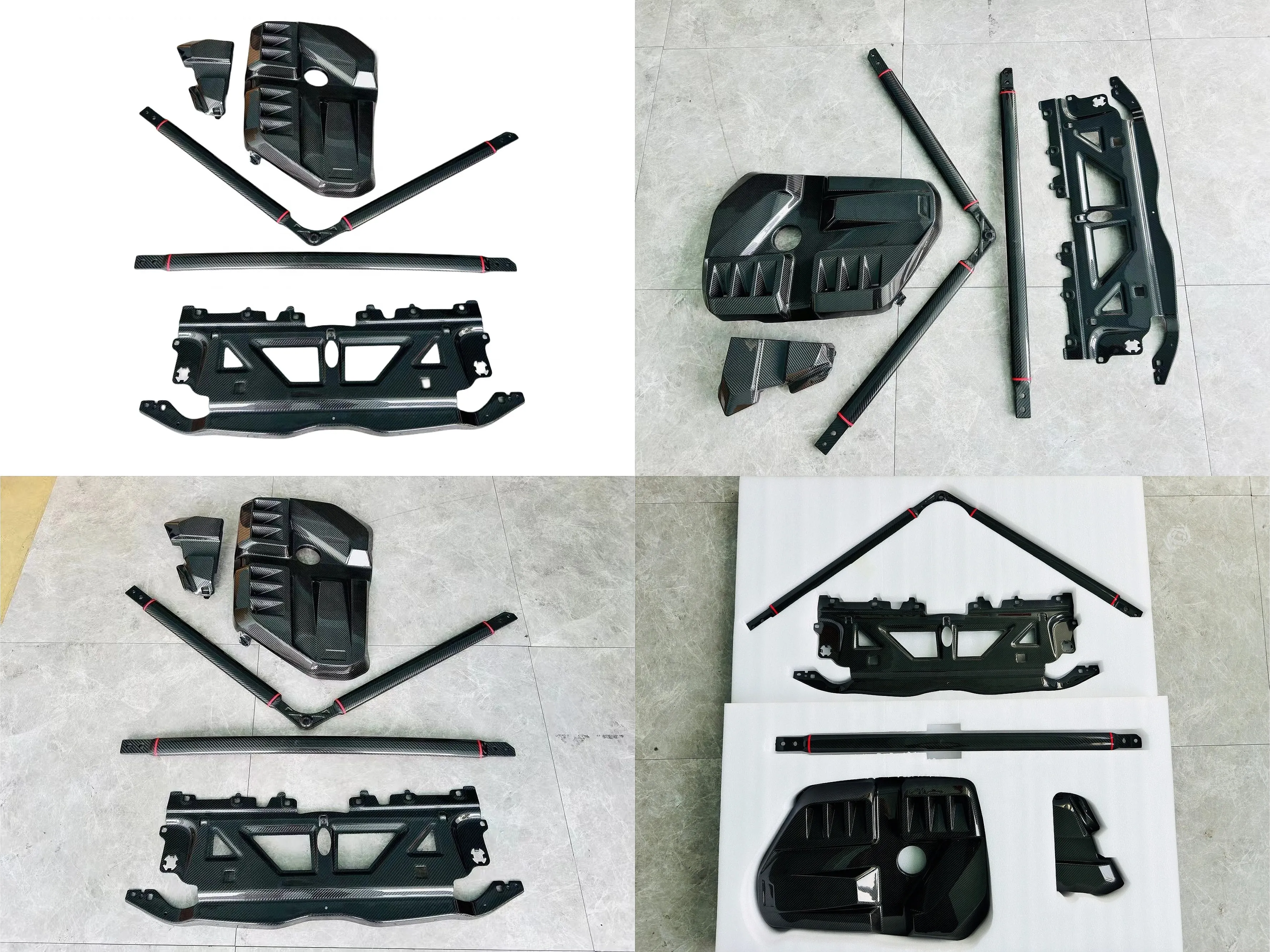 

Real Dry Carbon Fiber Engine Cover Battery Set for BMW G80 M3 G82 M4 G87