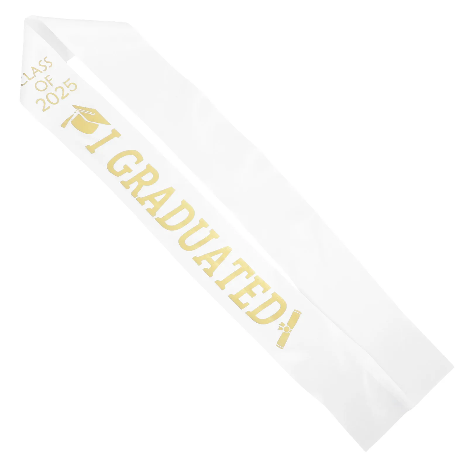 

Class of 2025 Graduation Party Sash Adjustable Comfortable Soft Material Graduation Accessories for Doctoral Master Preschool