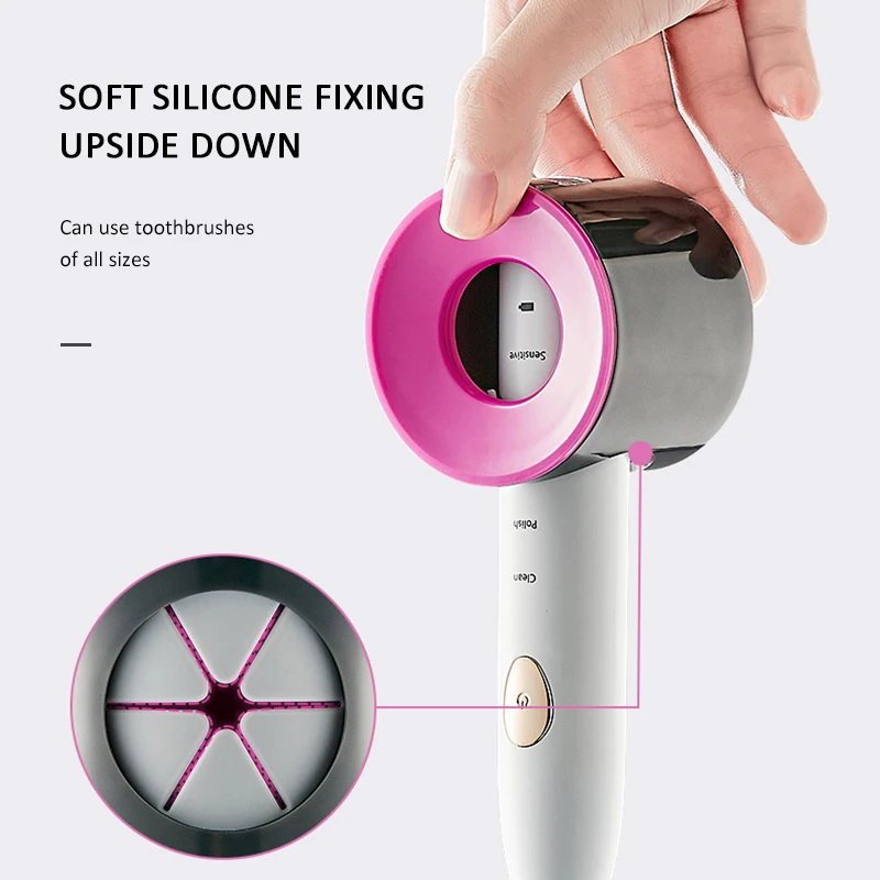 Neue Zahnbürste Halter Zahnbürste Rack Wand Selbst-Adhesive Lagerung Rasierer Kinder Zahn Pinsel Lagerung Rack Bad Zubehör