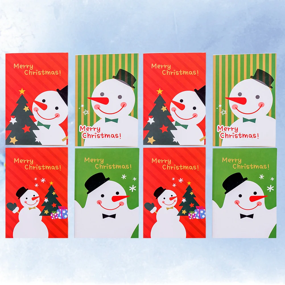 48 Pcs Notepad Writting Notebook Office Student School Christmas Themed Cartoon