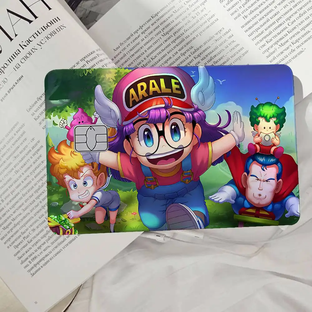 Cute-A-Arales Laser Card Skin Stickers 4pcs/Set Waterproof Anti-Scratch Bank Card Protector Decal For Credit Cards
