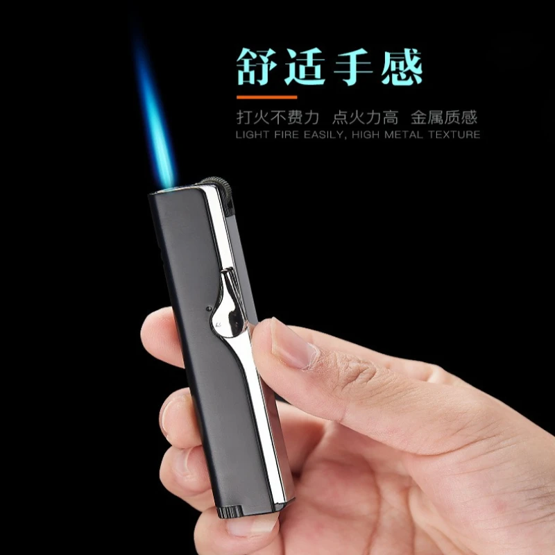 Focus F101 Switch Fixed Fire Grinding Wheel Direct Injection Lighter Women's Long Windproof Lighter Retro Old-fashioned