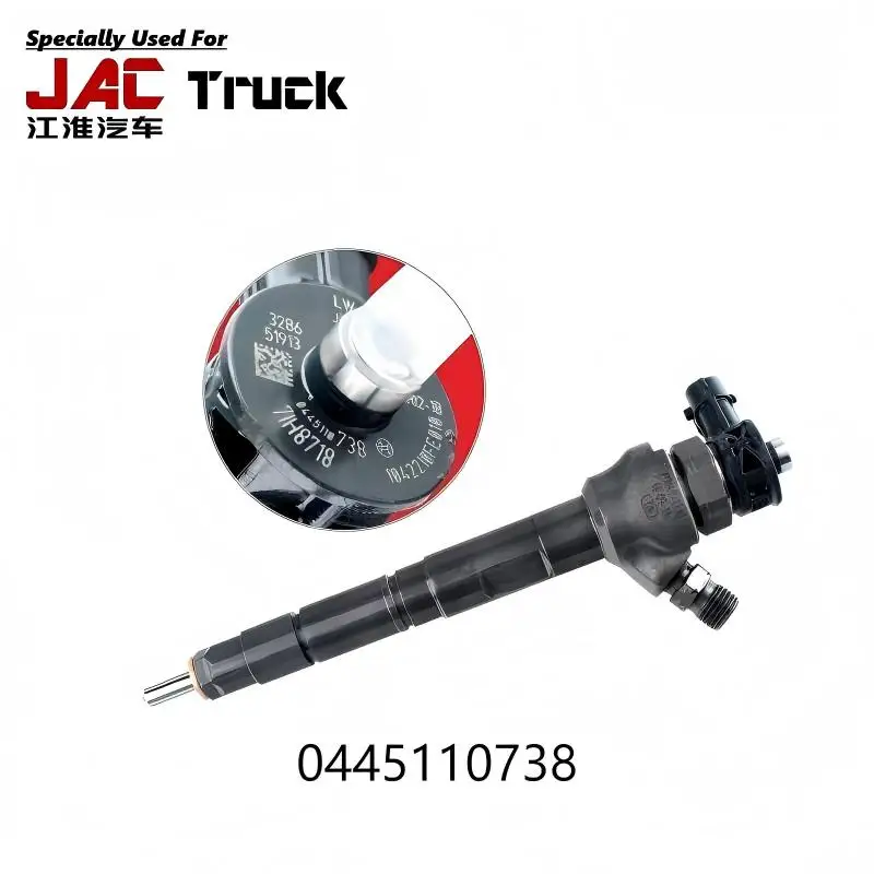 

Specially Used For JAC Truck Original Quality Diesel Fuel Injector 0445110738 HFC4DA1 Engine 1042210FE010
