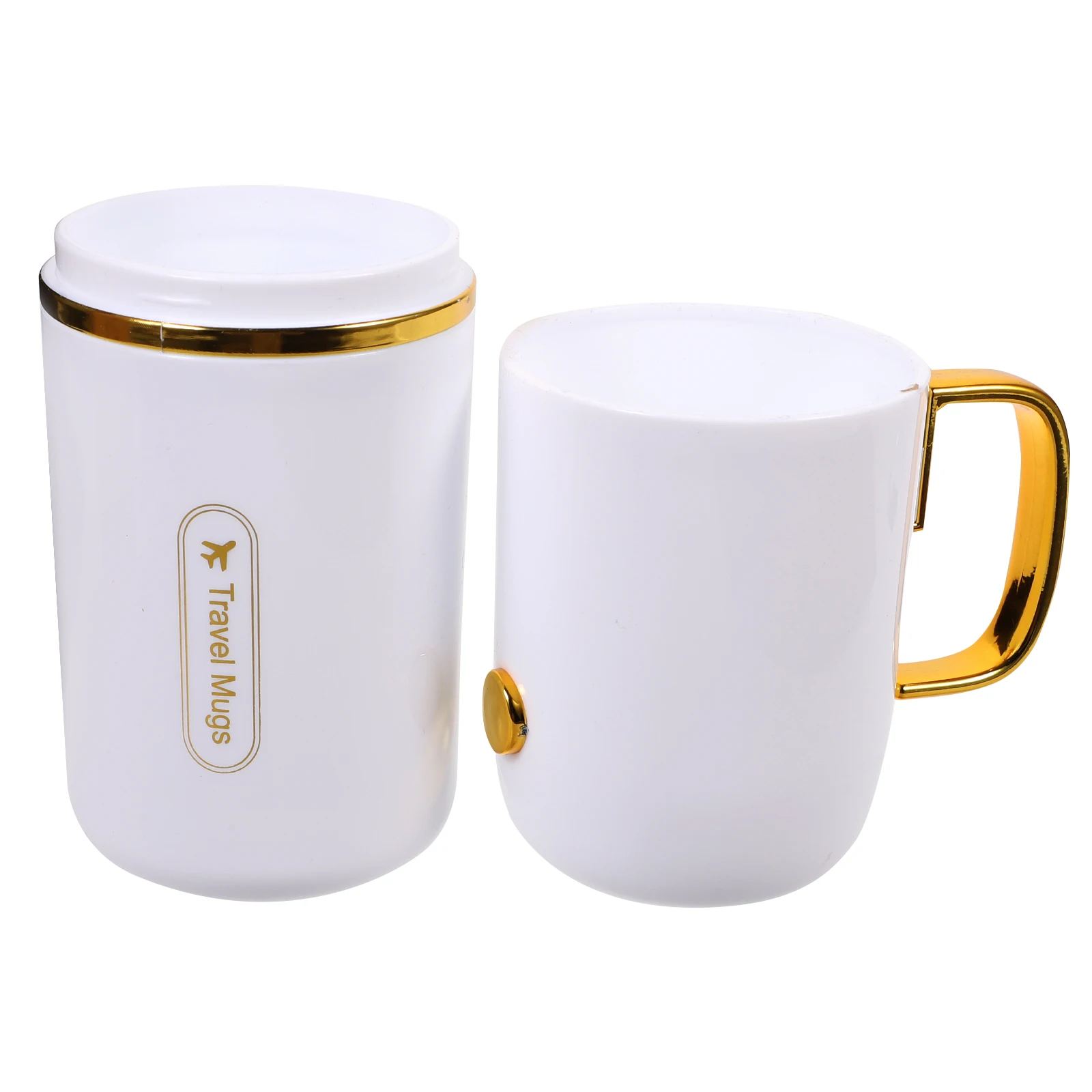 

1 set Travel Toothbrush Case Portable Toothbrush Box Sturdy Durable Smooth Design Mouthwash Cup Set Toothpaste Storage Container