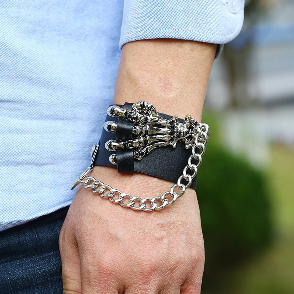 

1Pcs Hand Bracelet Premium Halloween Punk Jewelry Halloween Bracelet Wrist Chain Hand Chain